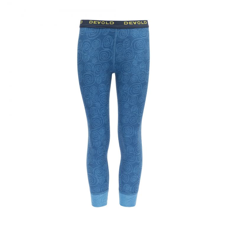 Devold DUO ACTIVE KID LONG JOHNS blu