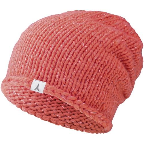 Atomic W AMT BASKET WEAVE BEANIE coral