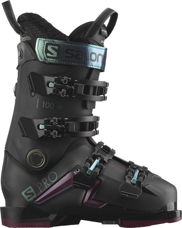 Salomon S/PRO 100 W GW BLACK/Burgandy