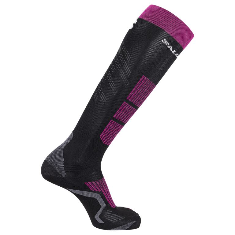 Salomon S/PRO black/very berry/morganite
