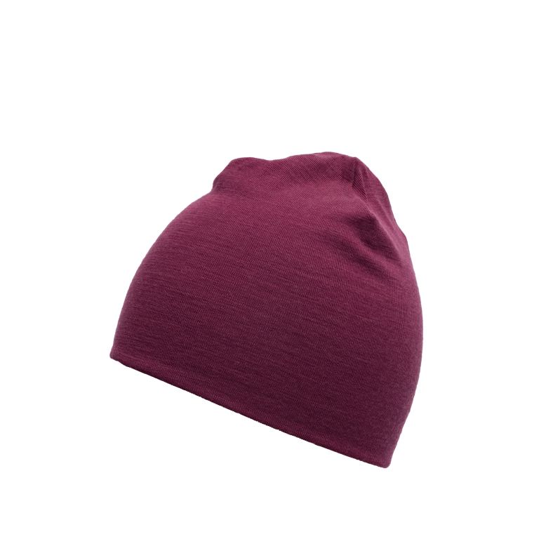 Devold Lauparen merino 190 beanie beetroot