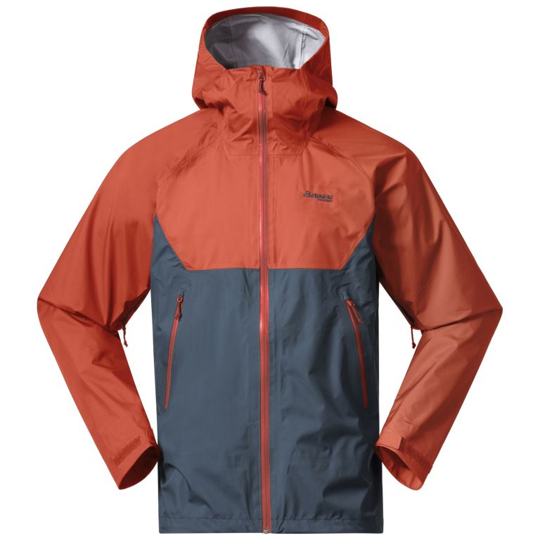 Bergans Letto V2 3L jacket, brick/orion blue