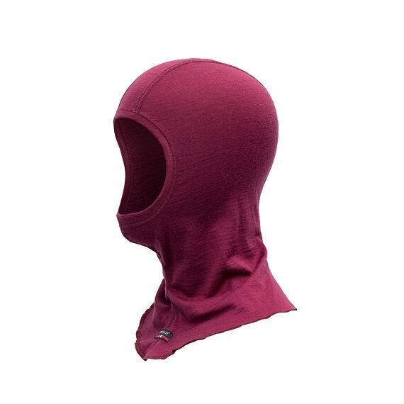 Devold Breeze merino balaclava kid beetroot