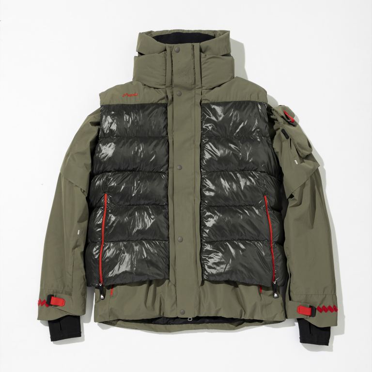 Phenix Alpine Vest on Jacket Khaki