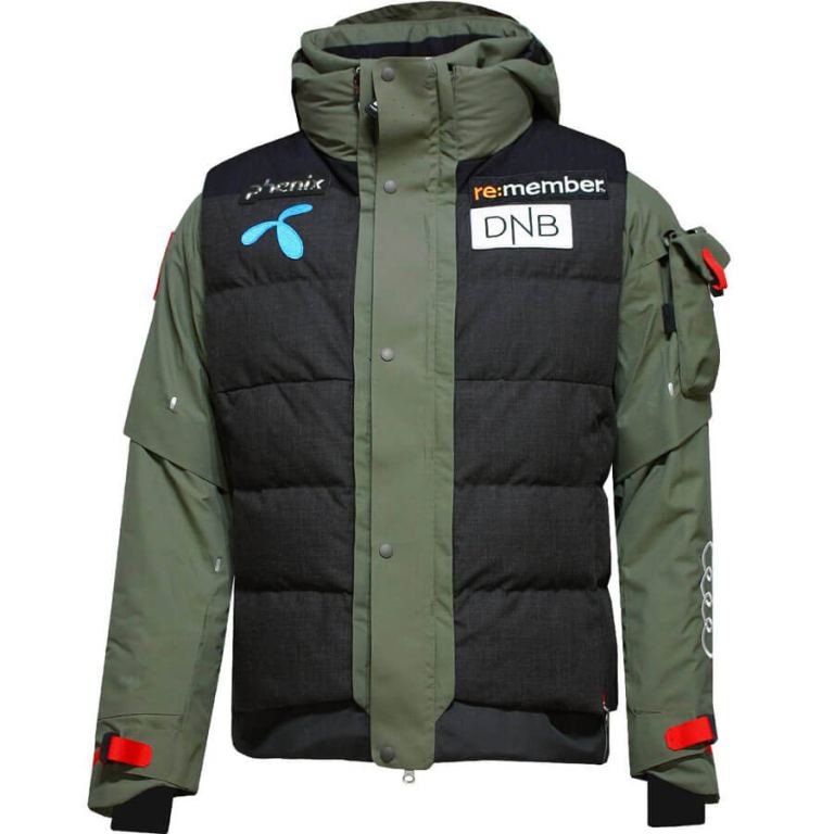 Phenix Norway Alpine Team Vest on Jacket, khaki