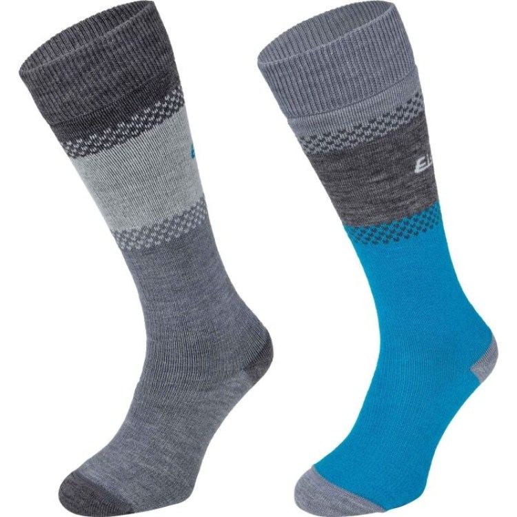 Eisbär SKI COMFORT 2 PACK-lt grey/turquise