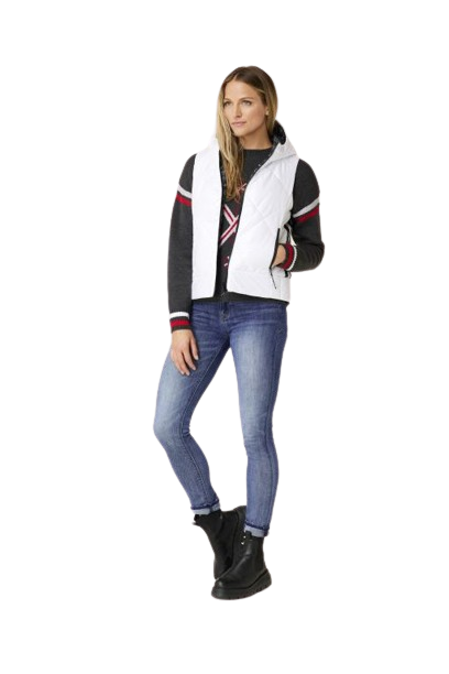 Krimson Klover Vesta Hooded Reversible Vest snow
