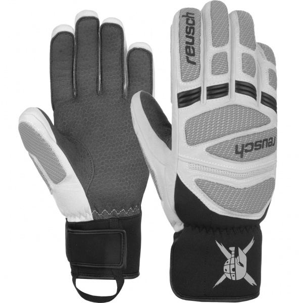 Reusch Worldcup Warrior DG, white/glacier grey
