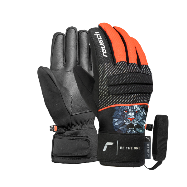 Reusch Warrior R-TEX XT junior, black/silver/red