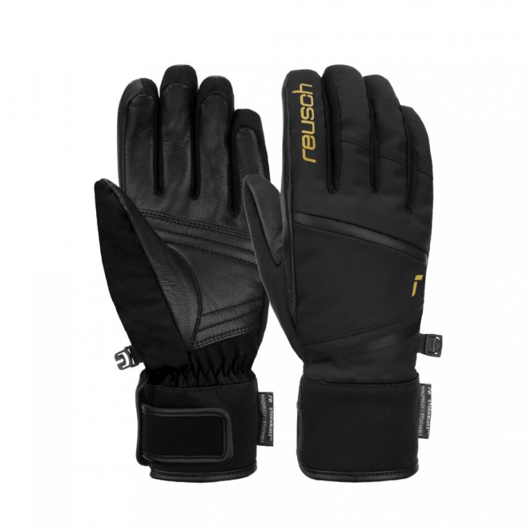 Reusch Tessa STORMBLOXX, black/gold