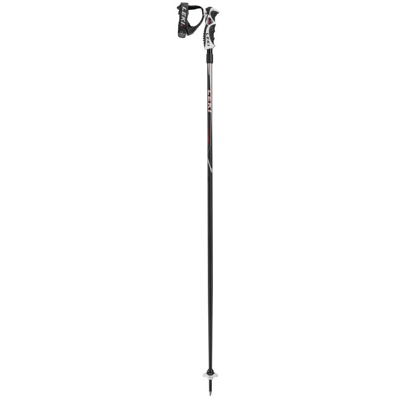 Leki Hot Shot S, blk-gr-red